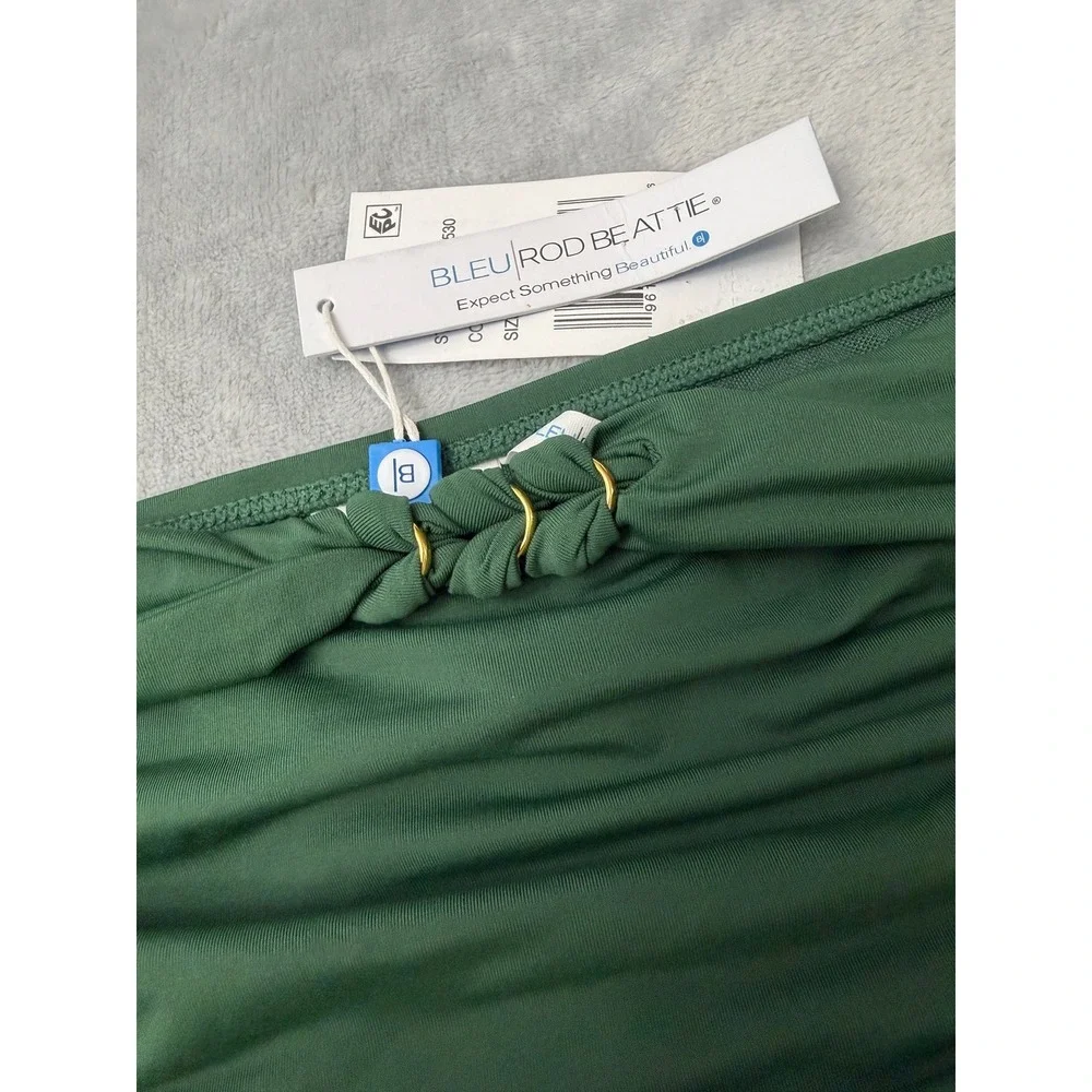 NWT Bleu by Rod Beattie Women's Ring Master Hipster Bikini Bottoms 14 $59